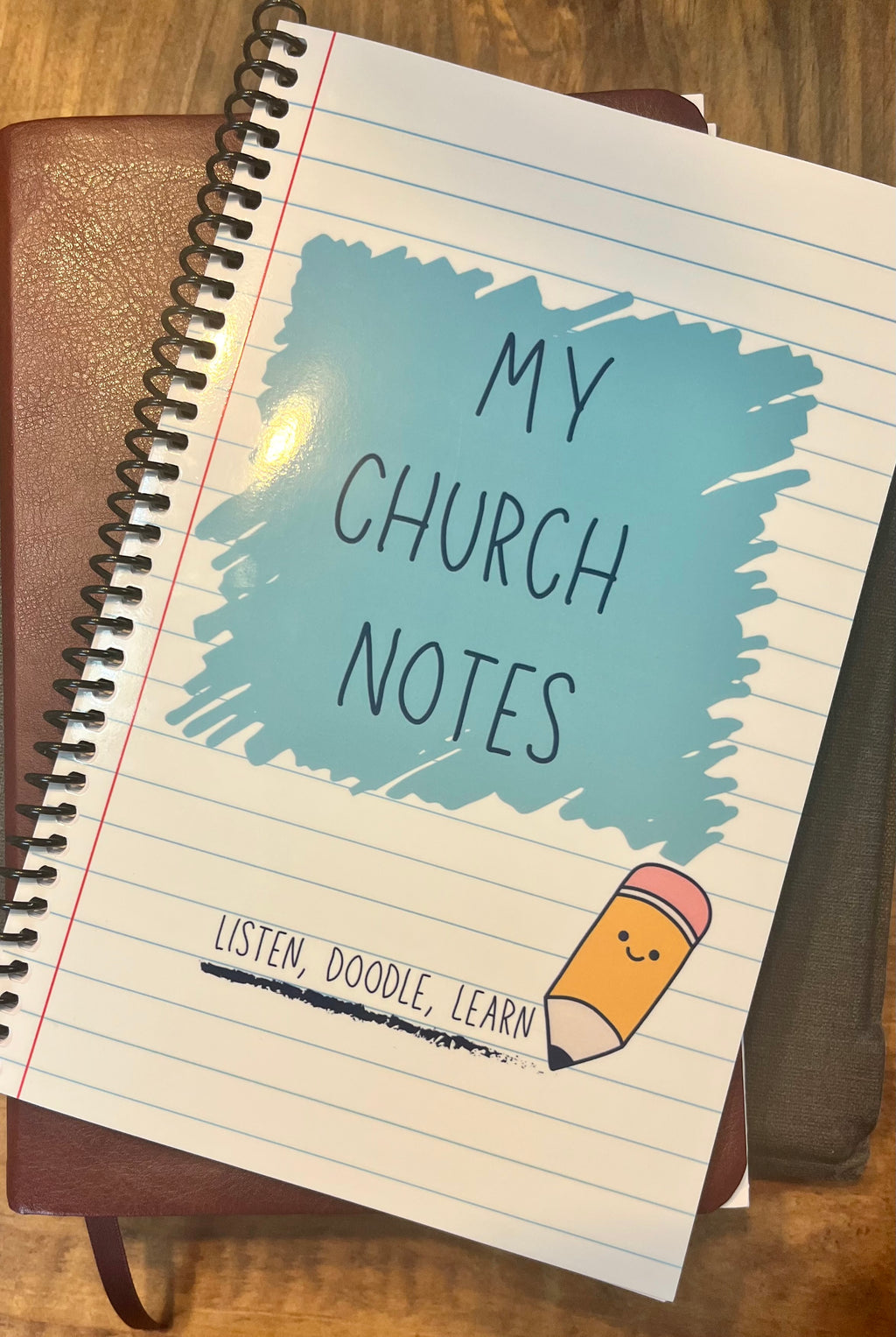 My Church Notes | Kids’ Sermon Notes Notebook | Children’s Church Journal