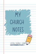 My Church Notes | Kids’ Sermon Notes Notebook | Children’s Church Journal
